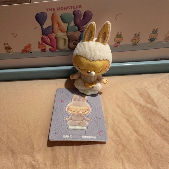 Labubu by Popmart Lazy Yoga Series “Sleeping” - Picture 2 of 3